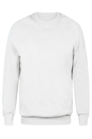 White cotton sweatshirt YES LONDON | XMF3917BIANCO